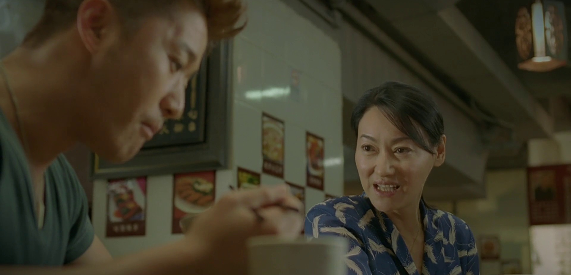 Legendary Kara Hui! In a brief cameo, with a scene of Jacky eating, of course.